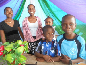 Ester and Kabula at church